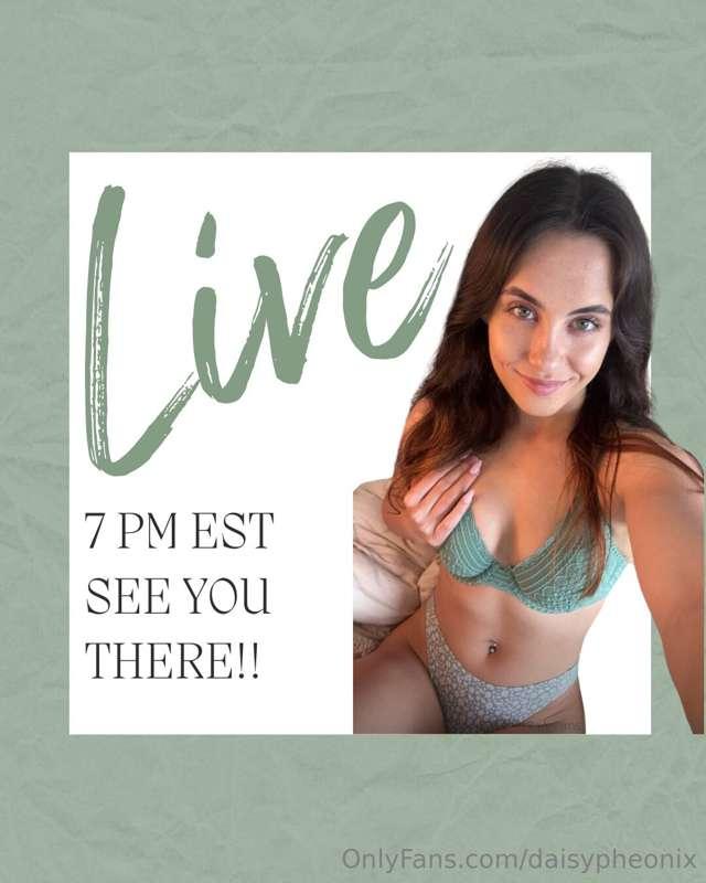 It’s going down tonight at 7 PM EST. Who’s joining me? 😘