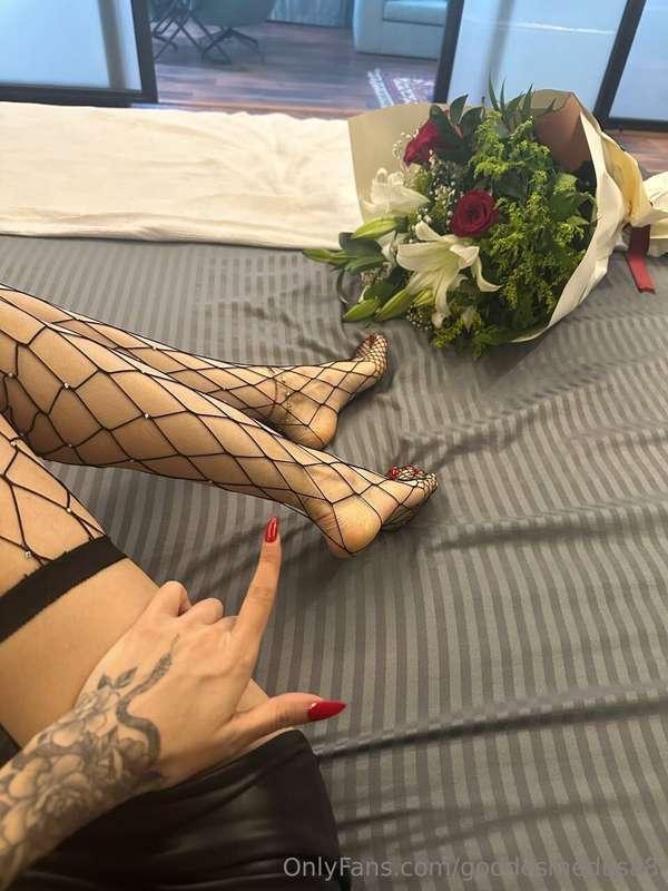 Flowers at my feet...
