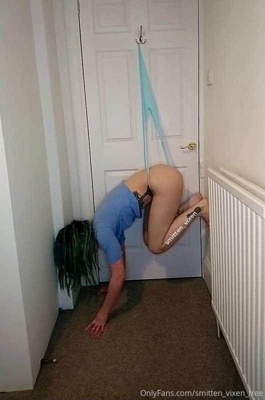 Hanging and handstands... An experimental wedgie session. Fr..