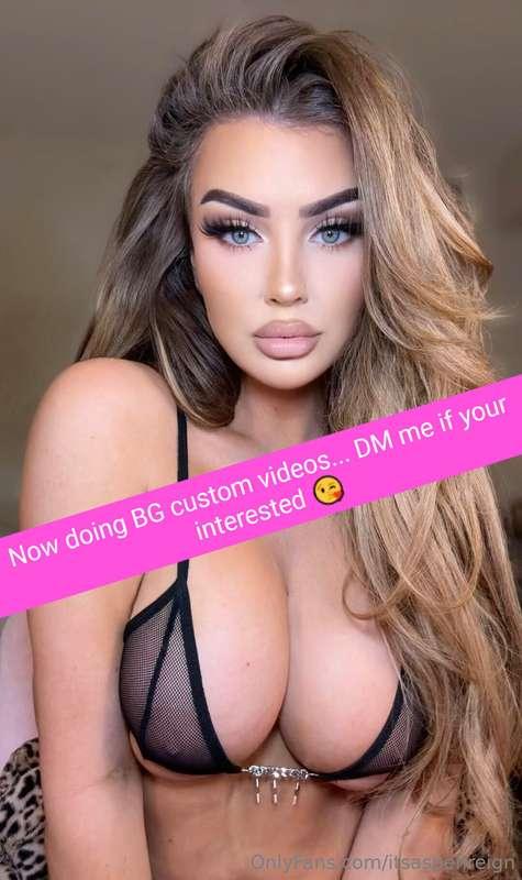 Would you like to get a BG custom video? See me getting fuck..