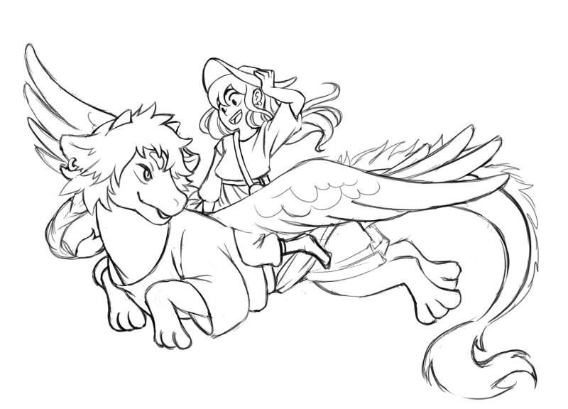 Tea dragon festival Sketch