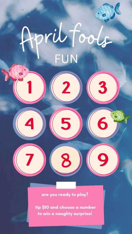 🐟 ***April Fools Game*** 🐟  Tip $10 to unlock the gift hidde..