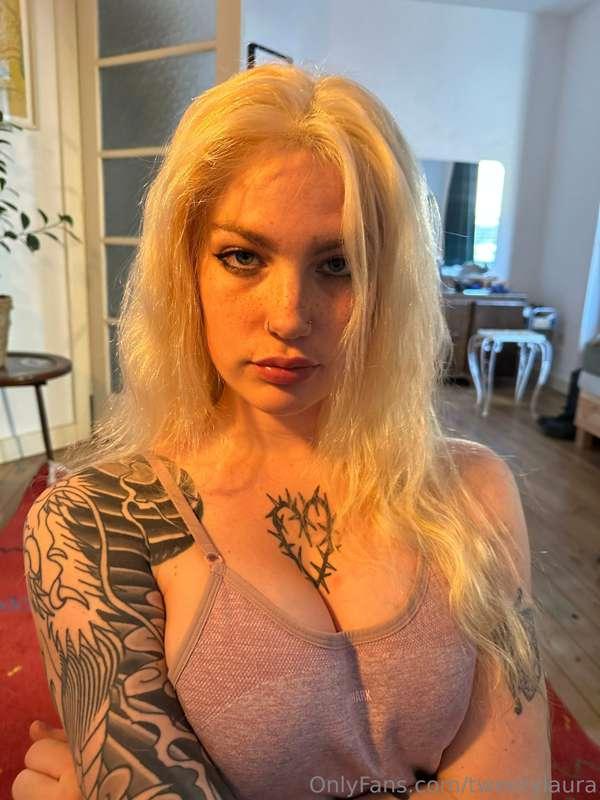 My new wig, blond pornstar :) I can be anything you want :)