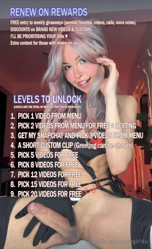 REWARDS FOR THOSE WITH AUTO RENEW-ONUWU