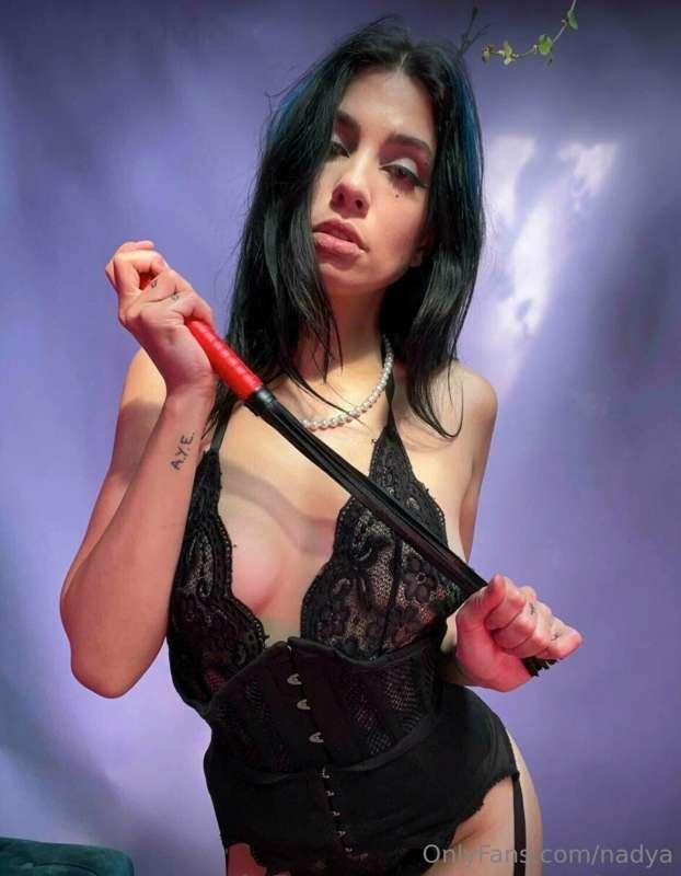 One look at me, and you already know your place—on your knee..