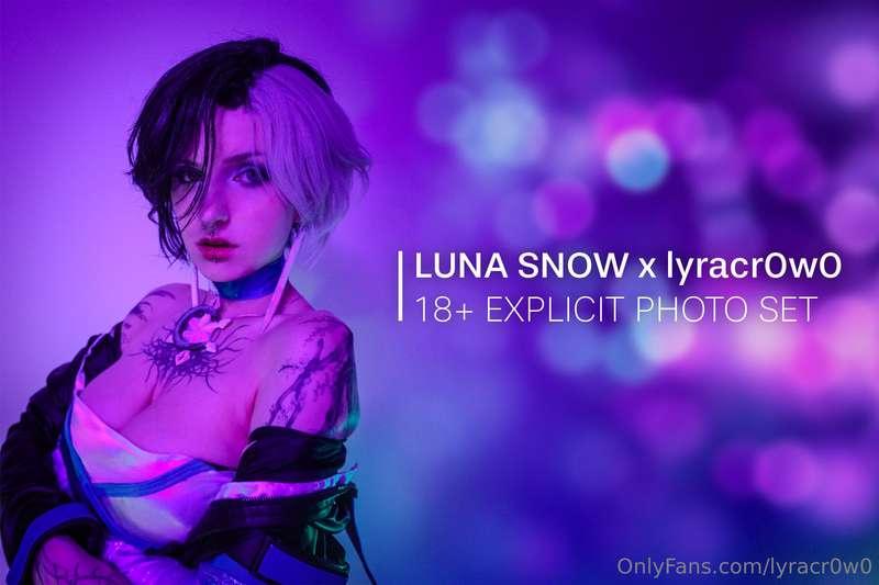 🌨️🎶❄️ luna snow cosplay photo set ❄️🎶🌨️i am ready to put on ..