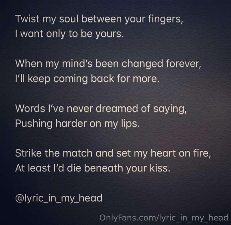 New poem 🙂