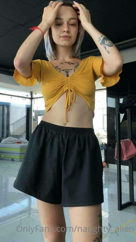 I am such a naughty girl, I came to a furniture exhibition, ..