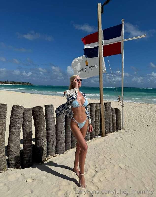Exploring local culture… with minimal fabric but maximum dip..