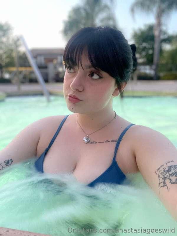 When the water’s warm but I’m still the hottest thing in it ..