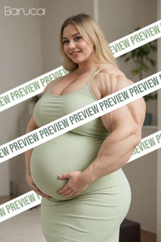 [Mini image pack] Muscles & pregnant