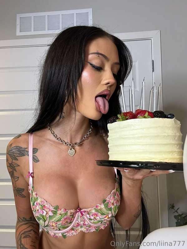 Me or the cake?