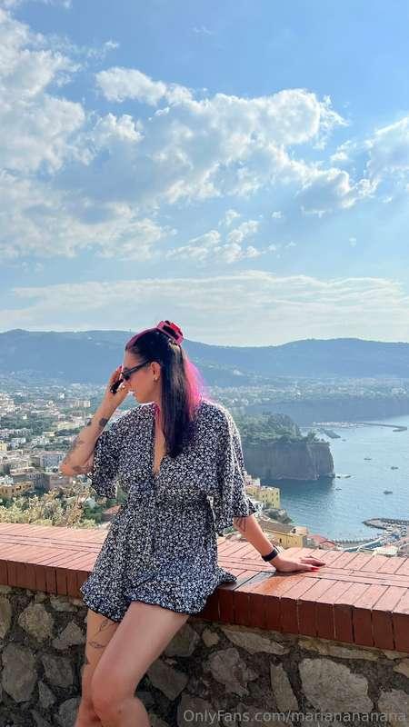 I can’t decide what is more beautiful me or Italy ?🤔🫢