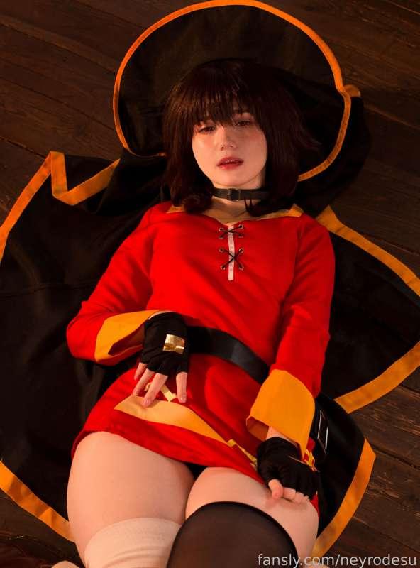Hot Megumin #cosplay #gamer #mommy #curvy #fyp #babyface #geek #anime #thick #megumin
