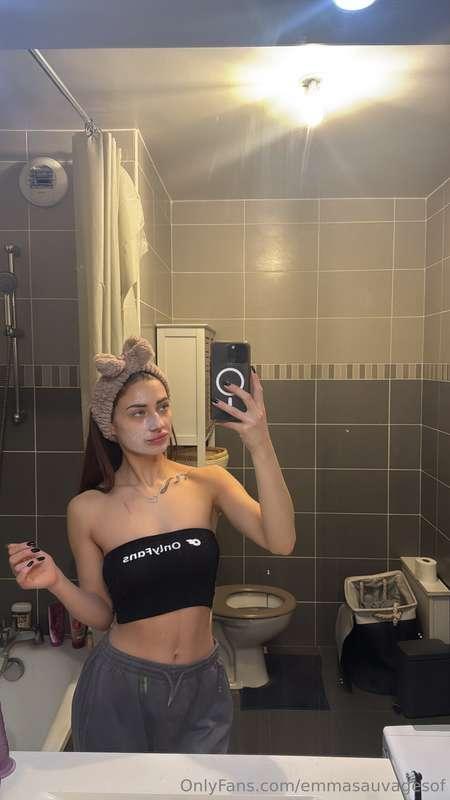 sortie de la douche 😊
