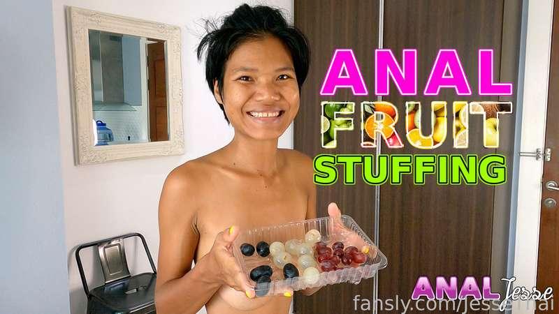 Asian Teen Anal Fruit Stuffing
Time: 10:58

This is my first time making a video like this and I wasn't sure if I could do it... Surprise!  It was super fun!  I really liked the feeling of relief when everything came out and it was so hard to hold it inside until I was allowed to release.  I hope you guys enjoy! Stuff my ass full of fruit then add coconut milk and push everything out.
