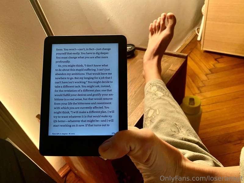 Just causally reading my kindle
