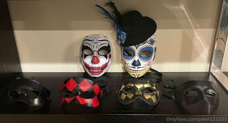 Masks finally on display
