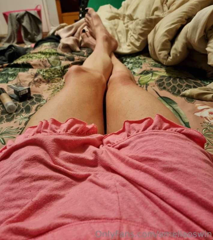 Laying in bed