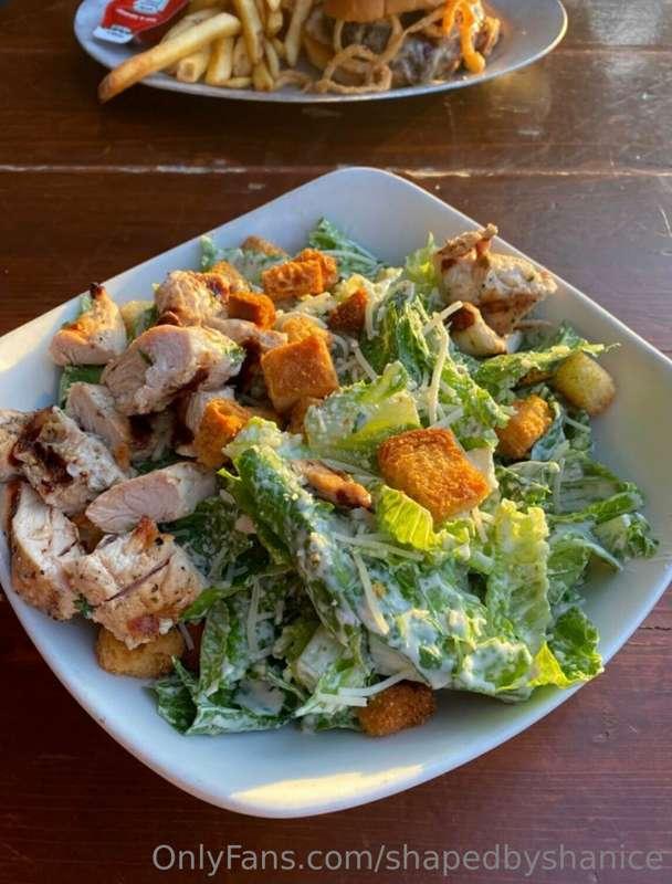 Went out to eat today! Look at my plate V.S. My friends plat..