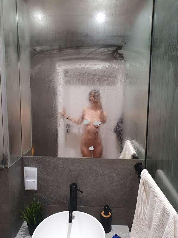 Before taking a shower 😜