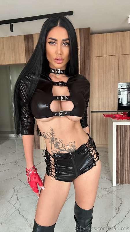 Lower your eyes and obey. Be submissive, because I'm in the ..