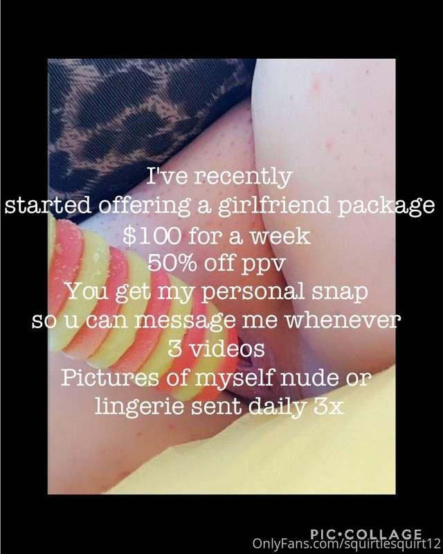 Tip $100 and we can start our own little gf or side bitch re..