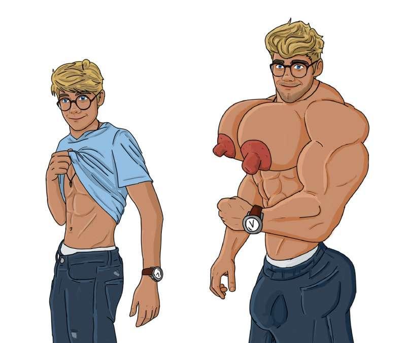 Another nerd gets Himbofied