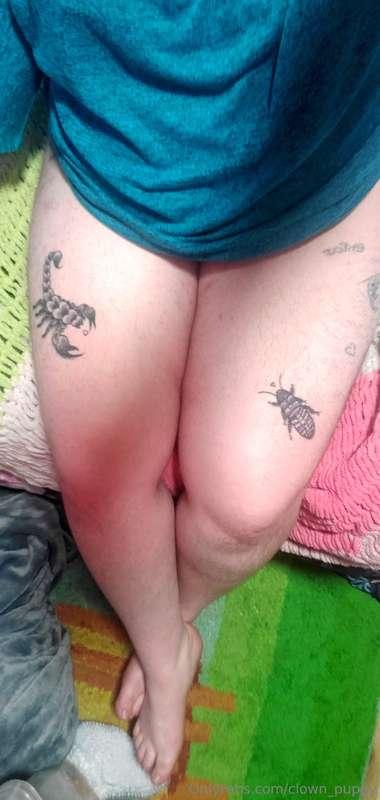 I've been a very busy little critter and my thighs are quite..
