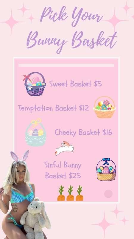 Each basket has a different kind of treat… which one will yo..