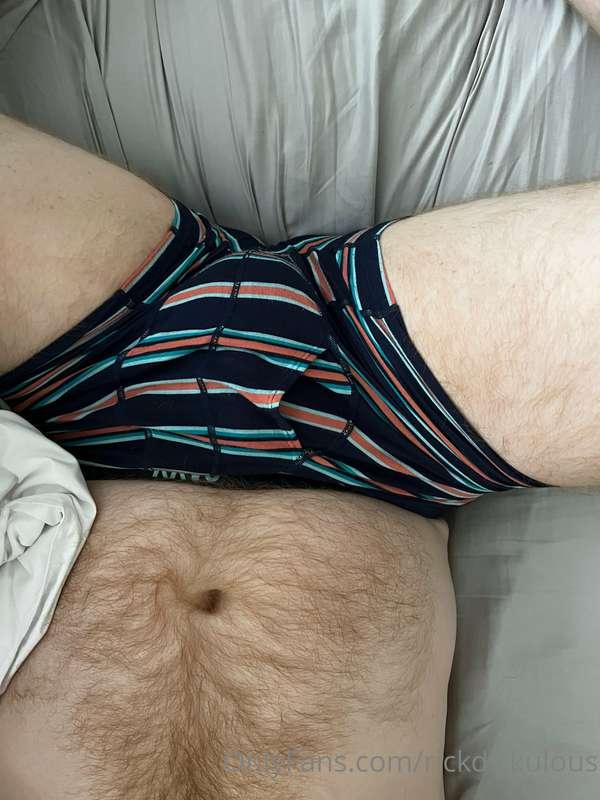 I love striped undies.