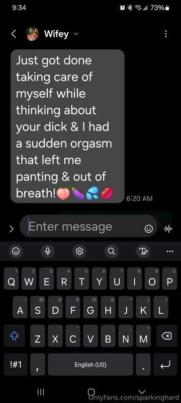 Shes got me all distracted at work, love gettin messages lik..