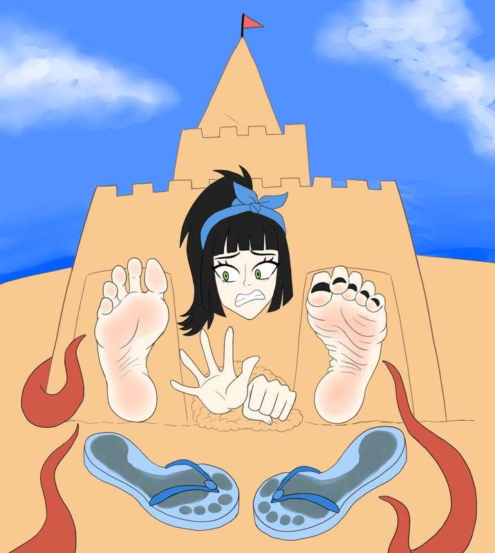 The best sand castle [lineart and colors]
