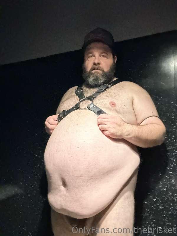 Love to wear my harness and hat…and nothing else