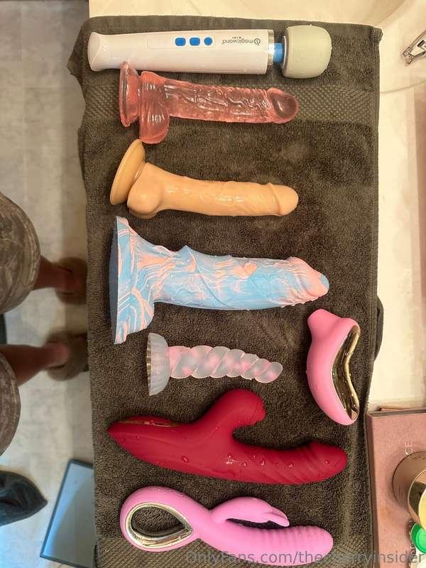 Bath time for my toys!