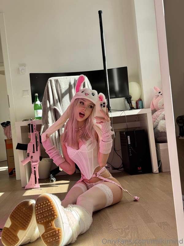 can i be your bunny today? 🥰