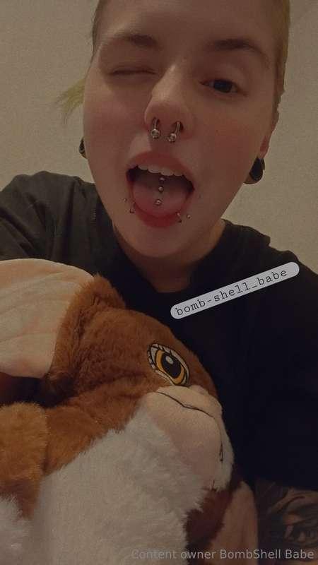 Was able to downsize the balls so my tongue doesn't feel so ..