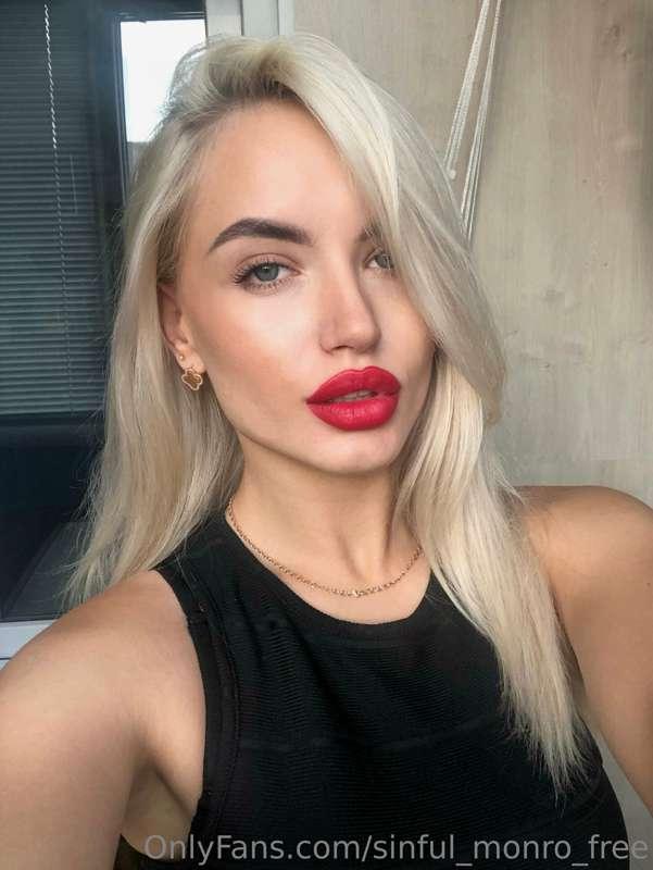 Red lipstick would look great on your neck 🤭 And not only on..