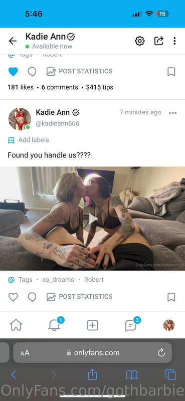 Just posted the full 3 sum video for free on @kadieann666