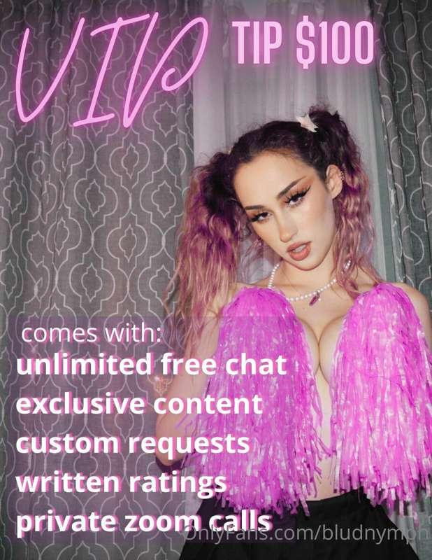 JOIN MY VIP ✨ and get to know me even better ;) just tip me ..