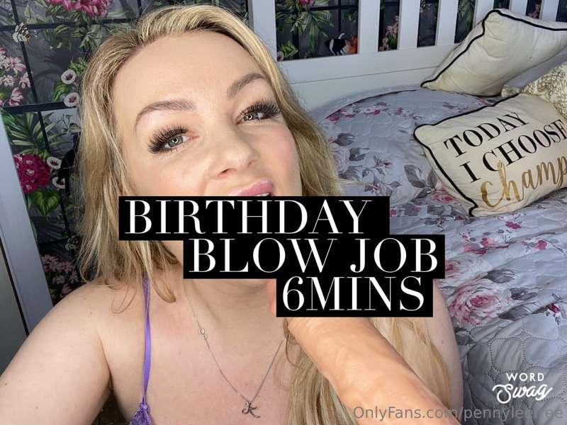 NEW NEW NEW!!!🎥🎥
BIRTHDAY BLOW JOB…. Thought it had a good r..