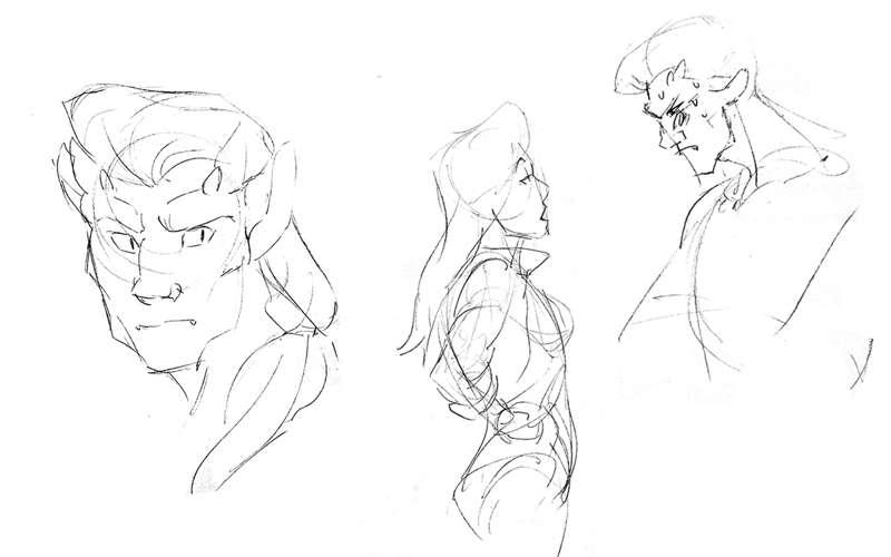 Gargoyles Sketches (Part 2)