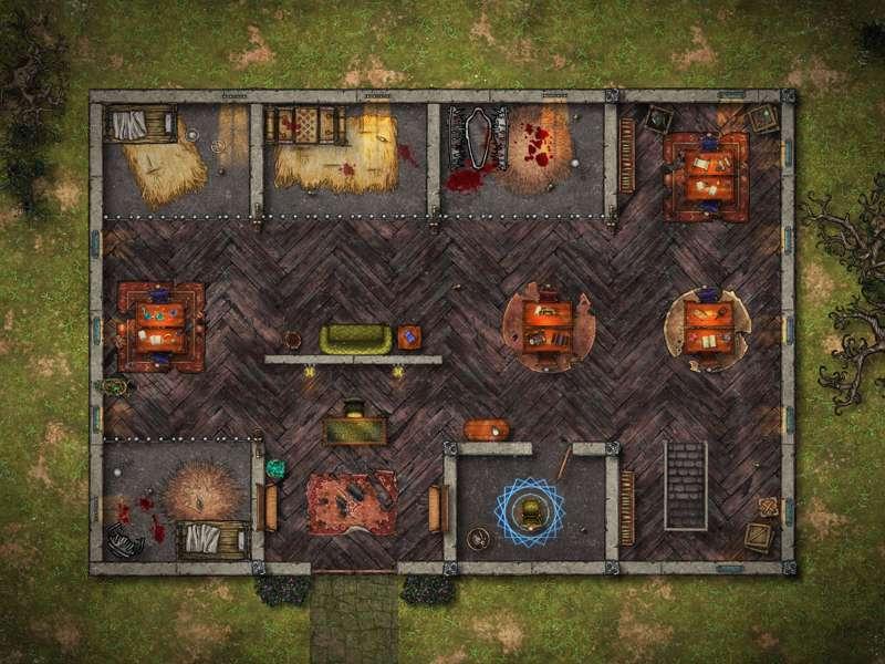 Police Station and Morgue - Fantasy Grounds and Foundry VTT