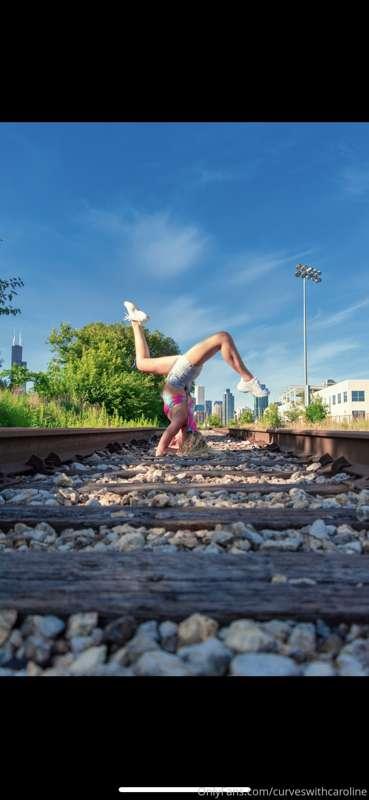 Having some fun yesterday around the city