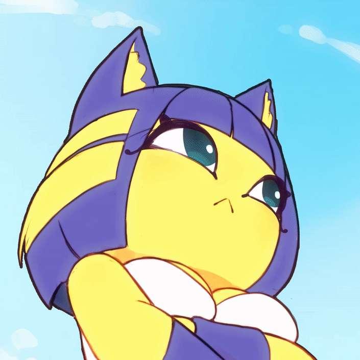 The first encounter with Ankha