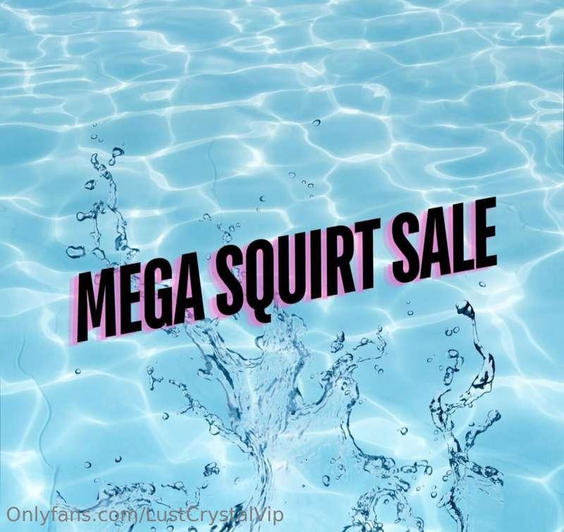 $9.99 for $999 worth of mybest SQUIRT CONTENT!💦first few fan..
