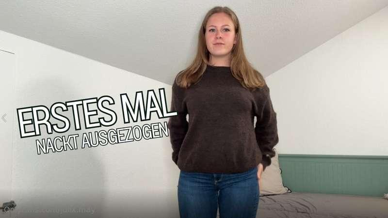 Erstes mal nackt ausgezogen! Wer hat mich schon nackt gesehe..
