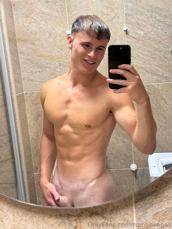 Just getting out of the shower 😇