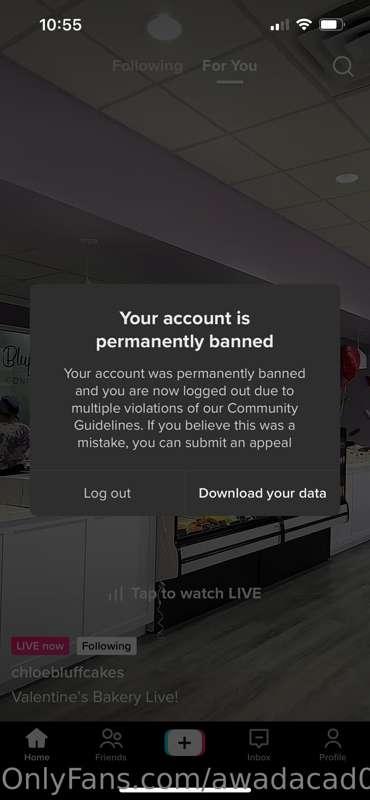 tiktok murked my account again and instagram took down my ac..