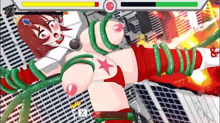 [Gameplay] Giant Heroine Battle GiganMaid Riley